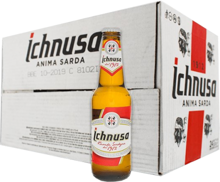 Birra Ichnusa doos van 24 flesjes á 0,33 liter